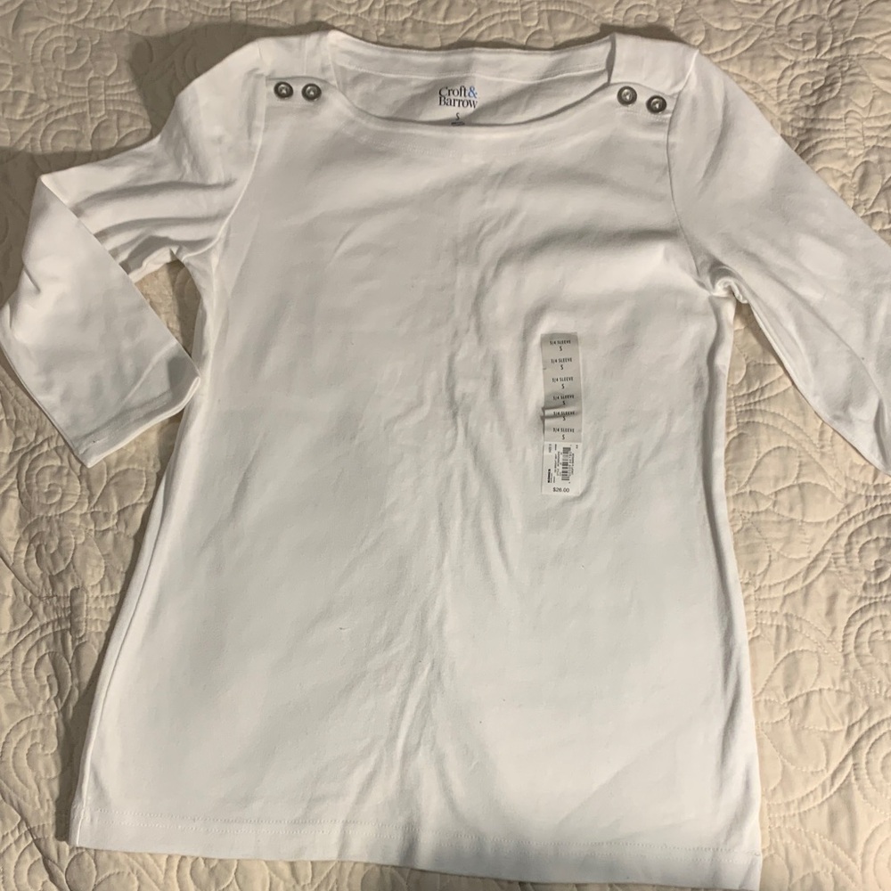 Croft & Barrow tee NWT
